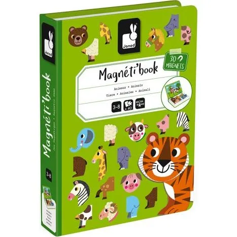 Janod Magneti'book Animaux - 30 magnets