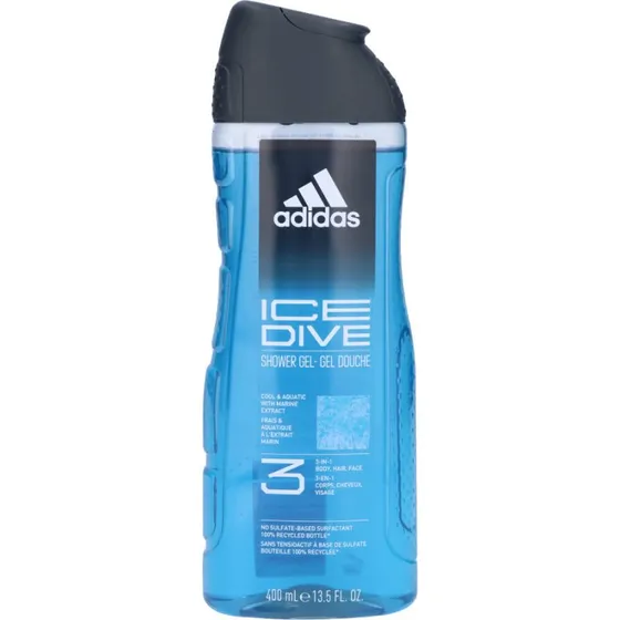 Adidas Ice Dive Gel Douche 3-en-1 400 ml