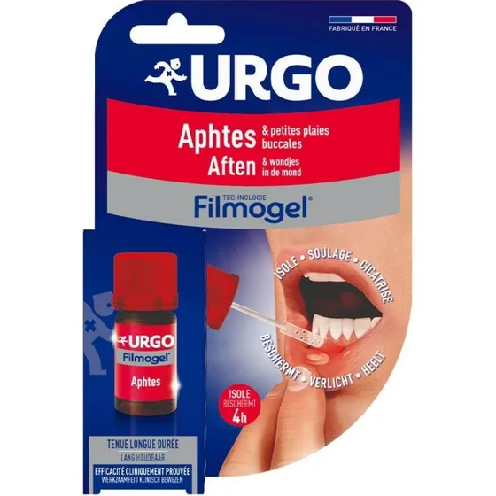 Urgo Filmogel Traitement des aphtes et petites plaies buccales 6ml
