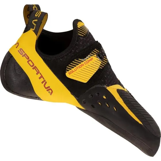 La Sportiva Solution Comp Black Yellow 38.5