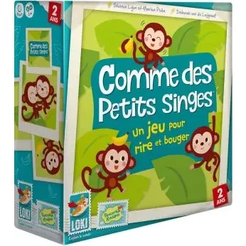 Loki Comme des Petits Singes - Jeu d'ambiance pour enfants ds 2 ans