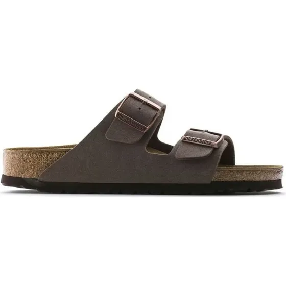 Birkenstock Arizona Birko-Flor Marron - Sandales Ajustables