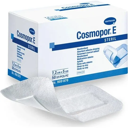Hartmann Cosmopor E Pansement Chirurgical Stérile, 7,2 x 5 cm, 50 pcs