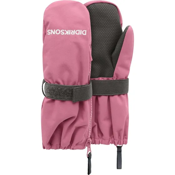 Didriksons Biggles Zip 9 - Moufles pour enfants - Rose