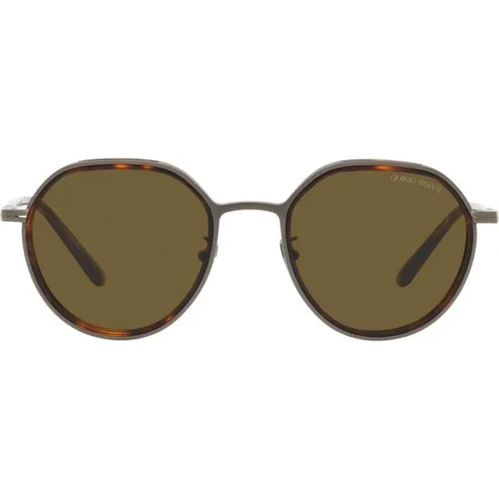 Giorgio Armani Lunettes de Soleil AR 6144 Rondes Marron