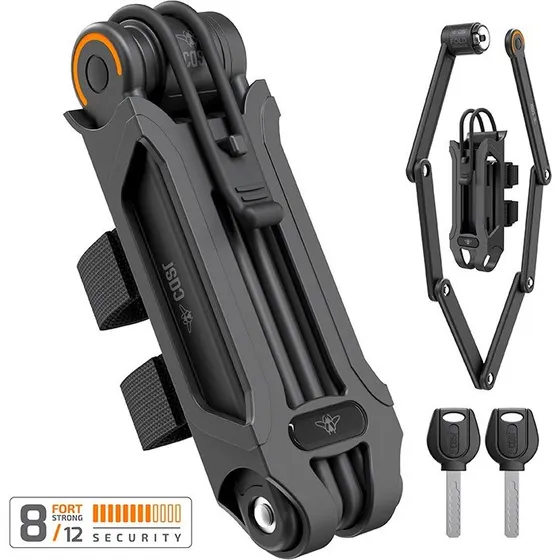 Casr Antivol Pliant Fold Noir 80 cm