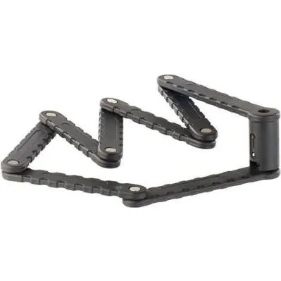 AGT Antivol Pliable Acier 97 cm avec tui