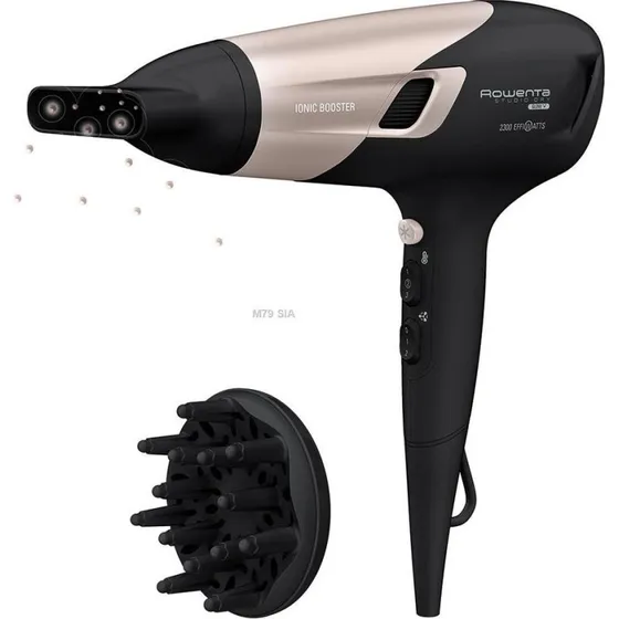 Rowenta CV5831F0 Studio Dry Glow 2100 W Noir et Or