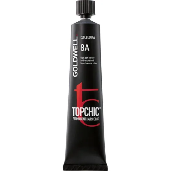 Goldwell Topchic 8A Blond Cendré Clair - Coloration Permanente 60ml