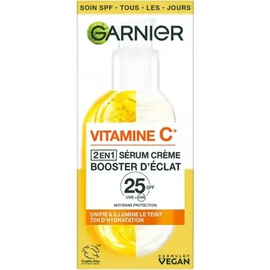 Garnier SkinActive Vitamine C Srum Crme 2 en 1 SPF25 50 ml