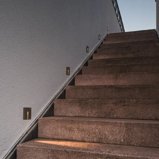 SLV Concreto Applique Encastrable LED IP65 - Béton Gris Clair