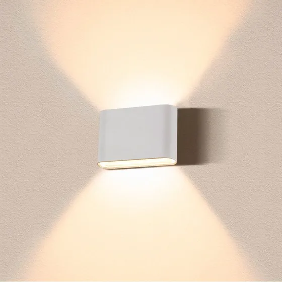 SLV Applique d'extérieur LED Oval 14 Blanche IP65