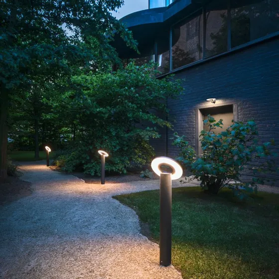 SLV I-Ring Borne de Jardin LED Anthracite IP65