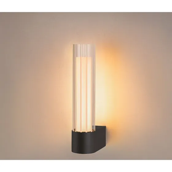 SLV Lygant Applique Murale LED Salle de Bain - Noir, Aluminium