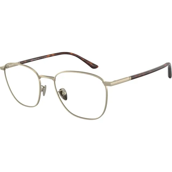 Giorgio Armani Homme AR5132 - Montures Optiques Carrées en Acier Or