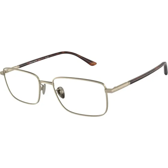 Giorgio Armani Homme AR5133 - Montures Optiques Carrées en Acier Or