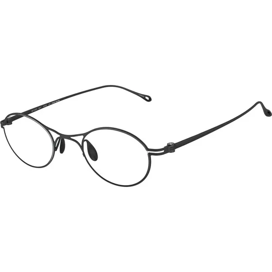 Giorgio Armani Homme AR5135T 3277 - Montures Optiques Rondes en Titane Noir