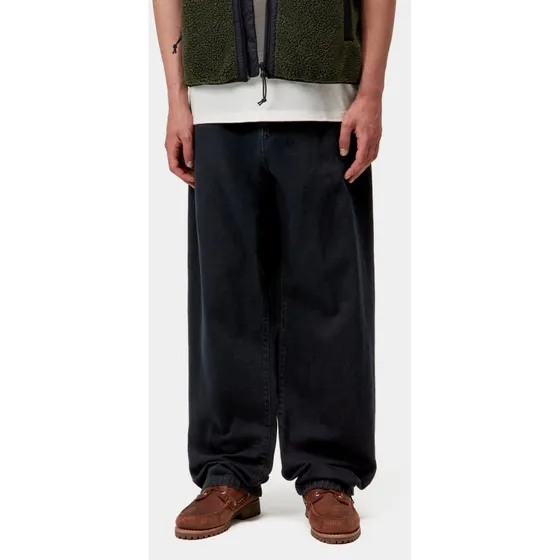 Carhartt WIP Landon Pantalon Bleu Rinsed 100% Coton Organique