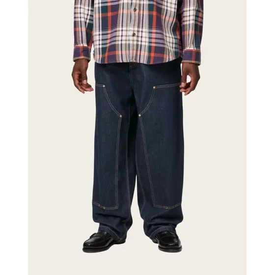 Carhartt Nash Double Knee - Bleu Rincé - M