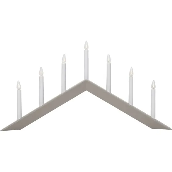 Star Trading Chandelier Arrow Gris - 7 Flammes