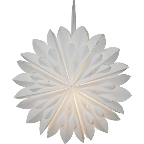 STAR TRADING Étoile décorative Cliff, papier blanc, Ø 60cm