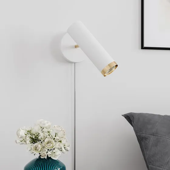 Rydéns Puls Applique Murale White/Brass