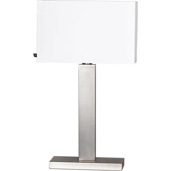 Rydéns Lampe à poser Prime H69 - Acier brossé et blanc