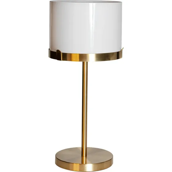 By Rydéns Lampe à poser Marcel, Laiton et Blanc, 55 cm