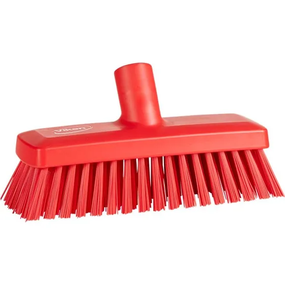 Vikan Brosse Sol/Mur Compacte 225 mm Rouge Dur