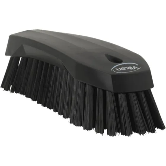 Vikan Brosse  main L 200 mm Noir Fibres Dures
