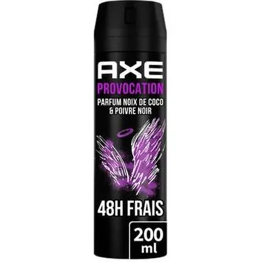 AXE Provocation Dodorant Spray Homme Noix de Coco & Poivre Noir 48h