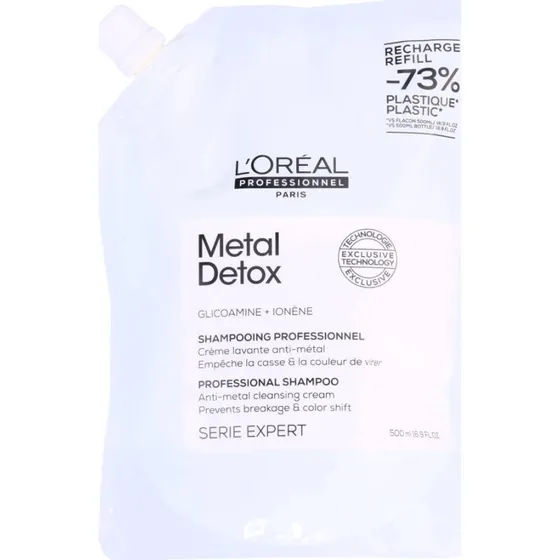 L'Oréal Metal Detox Shampooing Recharge 500 ml