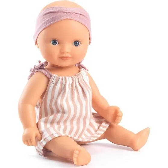 Djeco Pomea Baby Prune 32 cm Bb Baigneur Fille