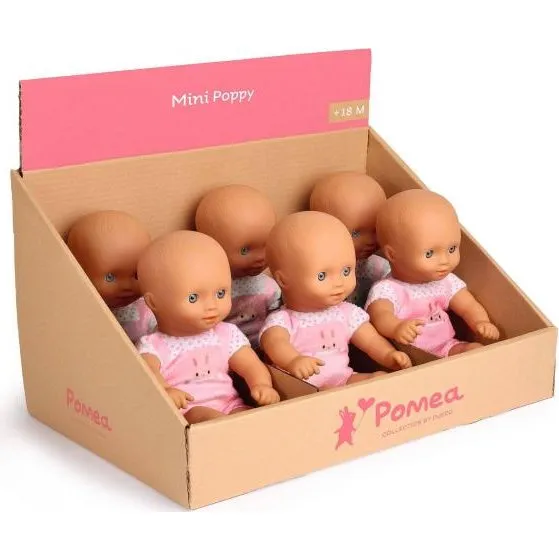 Djeco Mini Poppy Pomea - 6 Poupes Rose