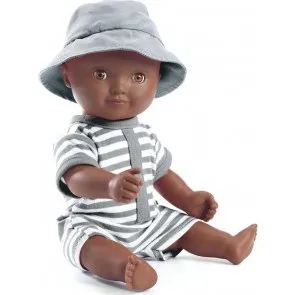 Djeco Baby Samra Pomea - Poupe Baigneur Garon