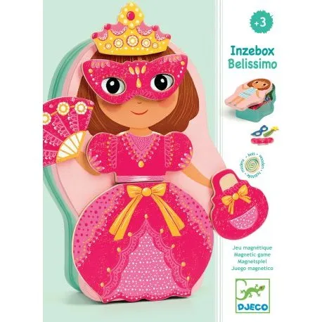 Djeco Inzebox Belissimo - Jeu magntique en bois