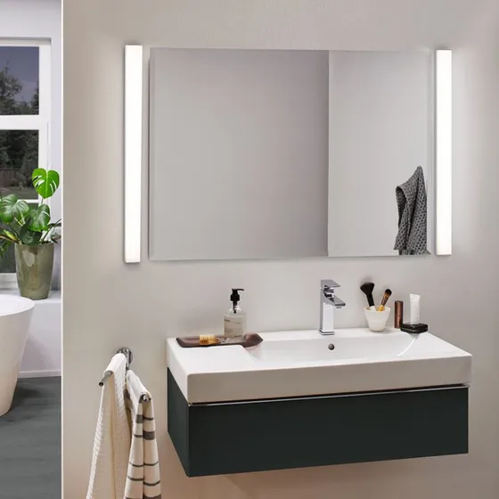 Paulmann Tova Applique Murale LED 90cm Chrome/Blanc IP44
