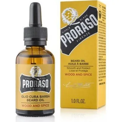 Proraso Huile pour Barbe Wood and Spice 30ml