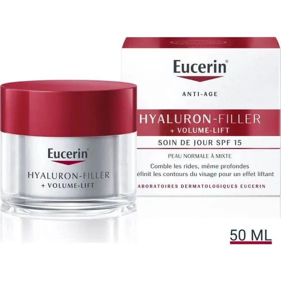 Eucerin Hyaluron-Filler + Volume Lift Soin de Jour SPF 15 - 50ml