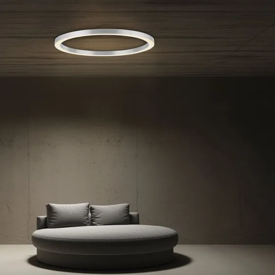 Paul Neuhaus PURE Lines Round - Plafonnier LED Diamant Ø 70 cm