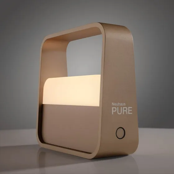 PURE PURE Go Lampe à poser LED rechargeable, Bronze et Aluminium