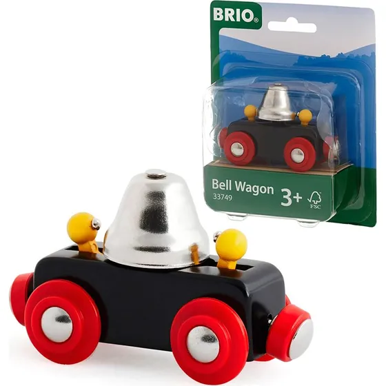 BRIO World - Wagon Clochette Noir 33749