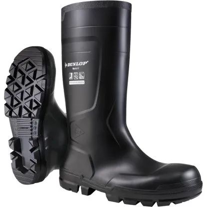 Dunlop Bottes Work-It Noire PVC S5 SR LO 37
