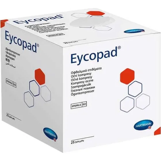 Eycopad Compresse Oculaire Stérile 56 x 70 mm, 25 pièces