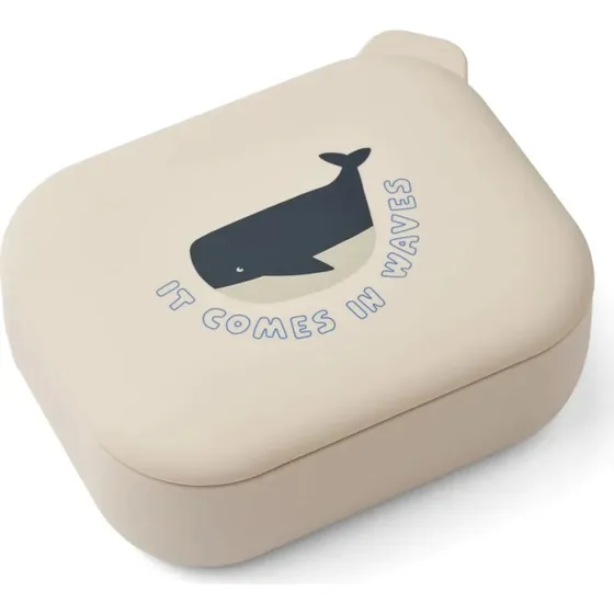 Liewood Elinda Lunch Box Silicone Waves Sandy
