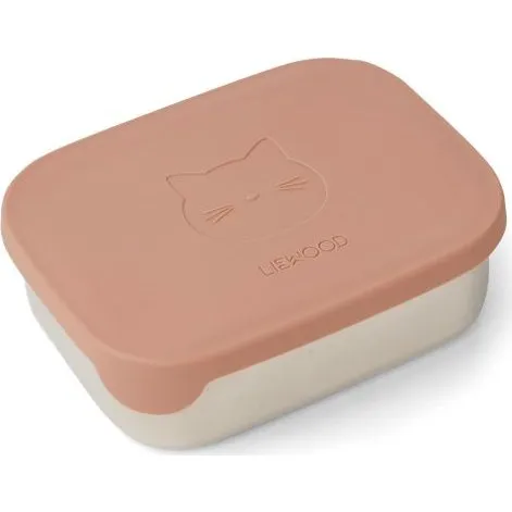 Liewood Arthur Ruminddelt Boîte à Lunch - Chat/Rose Foncé