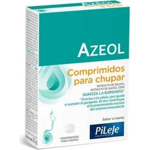 Pileje Azeol 30 comprimés à sucer au goût menthe