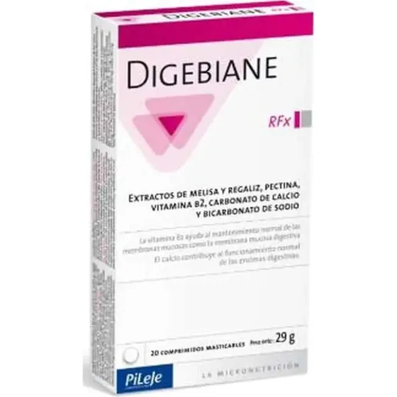 Pileje Digebiane RFx - 20 comprimés à croquer