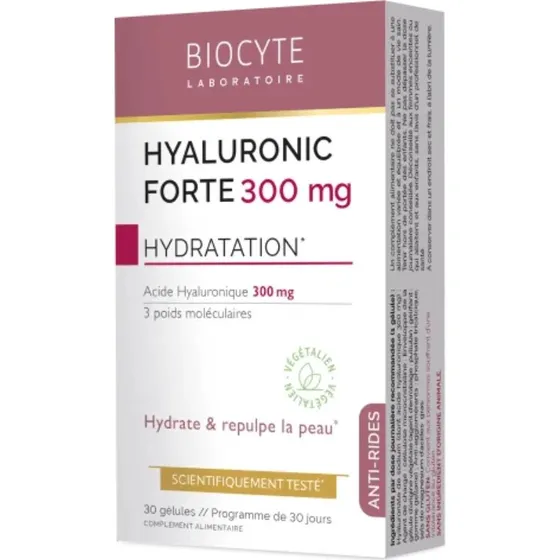 Biocyte Hyaluronic Forte 300mg - 30 Gélules