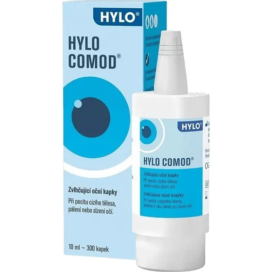 Hylo-Comod Hylo Eye Care - Gouttes hydratantes pour les yeux, 10 ml